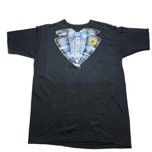 Vintage Bantams Tuxedo Graphic T-Shirt Single Stitch Adult Size Large 80's USA